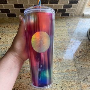 Starbucks 2021 Summer Rainbow Kaleidoscope 24oz Venti Tumbler